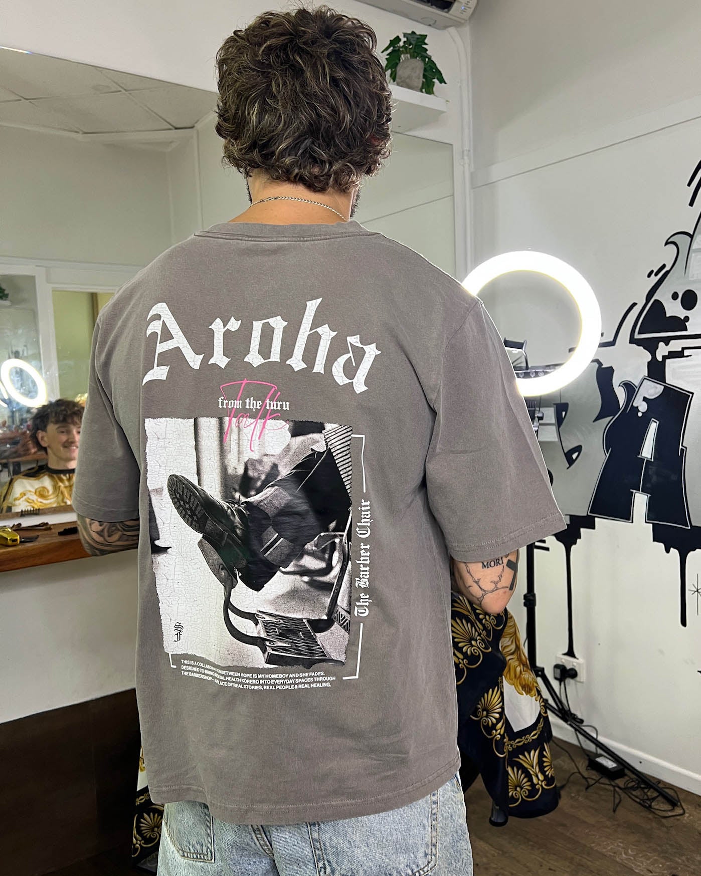 She Fades Colab Faded Heavy Tee | Men's