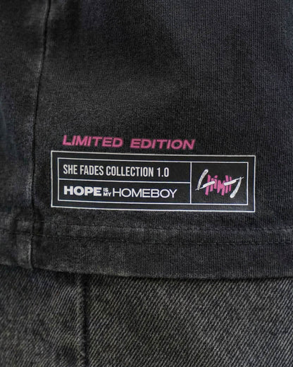 She Fades Colab Faded Heavy Tee | Woman's
